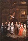 William Hogarth The Wedding of Stephen Beckingham and Mary Cox painting